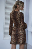 Luna Leopard Tie Dress