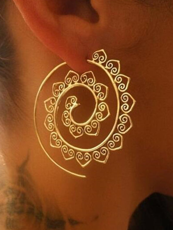 Luna Spiral Earring