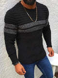Luna Men's Stripe Trim Sweater