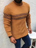 Luna Men's Stripe Trim Sweater