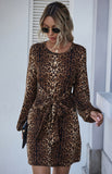 Luna Leopard Tie Dress