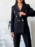 Luna Classic Black Women's Corporate Suit