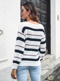 Luna Striped Knitted Sweater