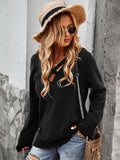 Luna V Neck Cross Sweater