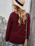 Luna V Neck Cross Sweater