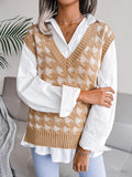 Luna Women's Bird Lattice Knit Vest