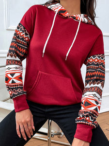 Luna Hooded Red Sweater
