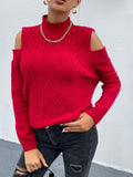 Luna Rouge Cold Shoulder Sweater