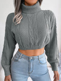Luna Knitted Crop Sweater