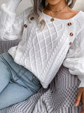 Luna Button Knit Pullover