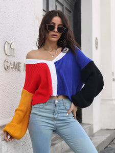 Luna Colour Block Sweater