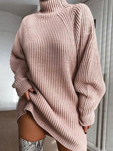 Luna Venus Turtleneck Sweater Dress