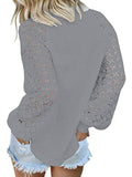 Luna Lace Long Sleeve Top