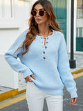 Luna Knit Button Sweater
