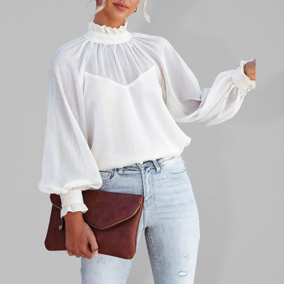 Luna Biz Blanc Blouse