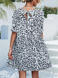 Luna Cherie Leopard Print Mini Dress