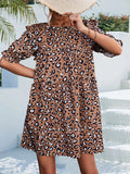 Luna Cherie Leopard Print Mini Dress