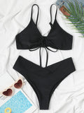 Luna Lace Up Luxe Bikini