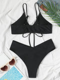 Luna Lace Up Luxe Bikini