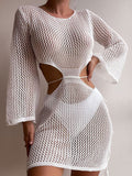 Luna Open Knit Cover Up
