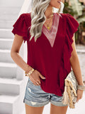 Luna Frill Trim Top