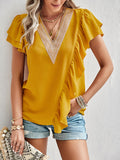 Luna Frill Trim Top