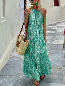 Luna Vert Maxi Dress