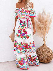 Luna Embroidered Maxi Dress