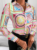 Luna Printed Biz Shirt