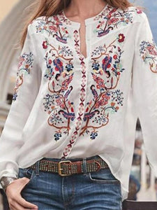 Luna Embroidered Blouse