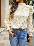 Luna Gold Dot Print Blouse