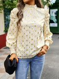 Luna Gold Dot Print Blouse