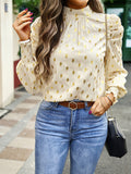 Luna Gold Dot Print Blouse