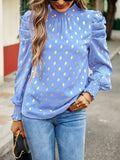 Luna Gold Dot Print Blouse