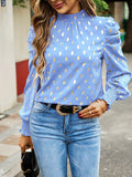 Luna Gold Dot Print Blouse