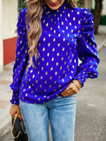 Luna Gold Dot Print Blouse