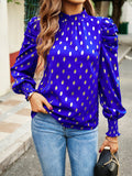 Luna Gold Dot Print Blouse