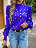 Luna Gold Dot Print Blouse