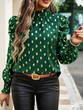 Luna Gold Dot Print Blouse