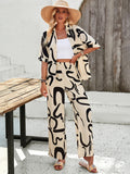 Luna Yacht Top Trousers Set