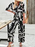 Luna Yacht Top Trousers Set