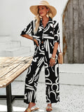 Luna Yacht Top Trousers Set