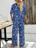 Luna Yacht Top Trousers Set