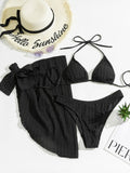 Luna Three Piece Bikini Cover Up Set