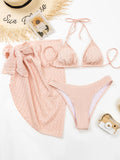 Luna Three Piece Bikini Cover Up Set