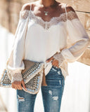 Luna Crochet Lace Blouse